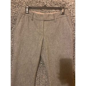 Ann Taylor Women's Brown Tweed Cropped Culottes Size 6 Casual Pants inseam 31